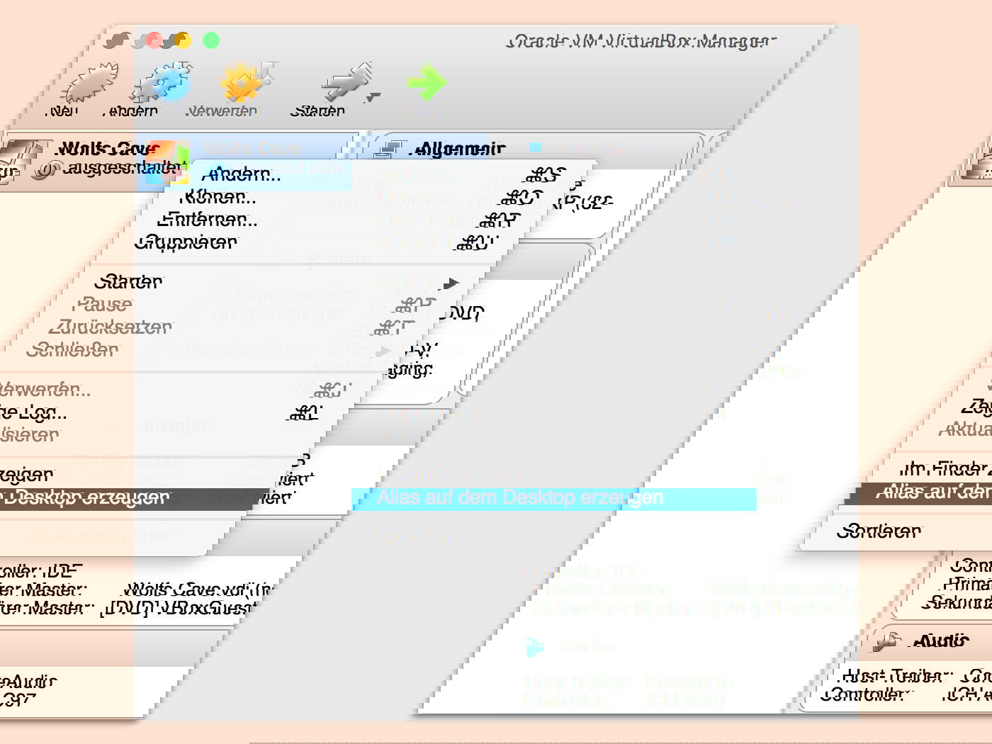 VirtualBox-Computer schneller starten