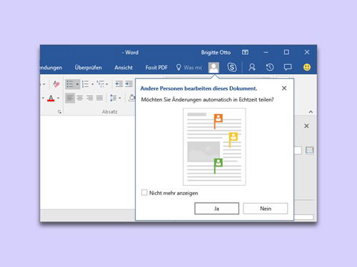 Mit Word gemeinsam arbeiten