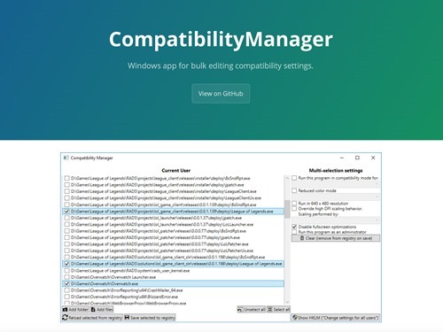compatibilitymanager
