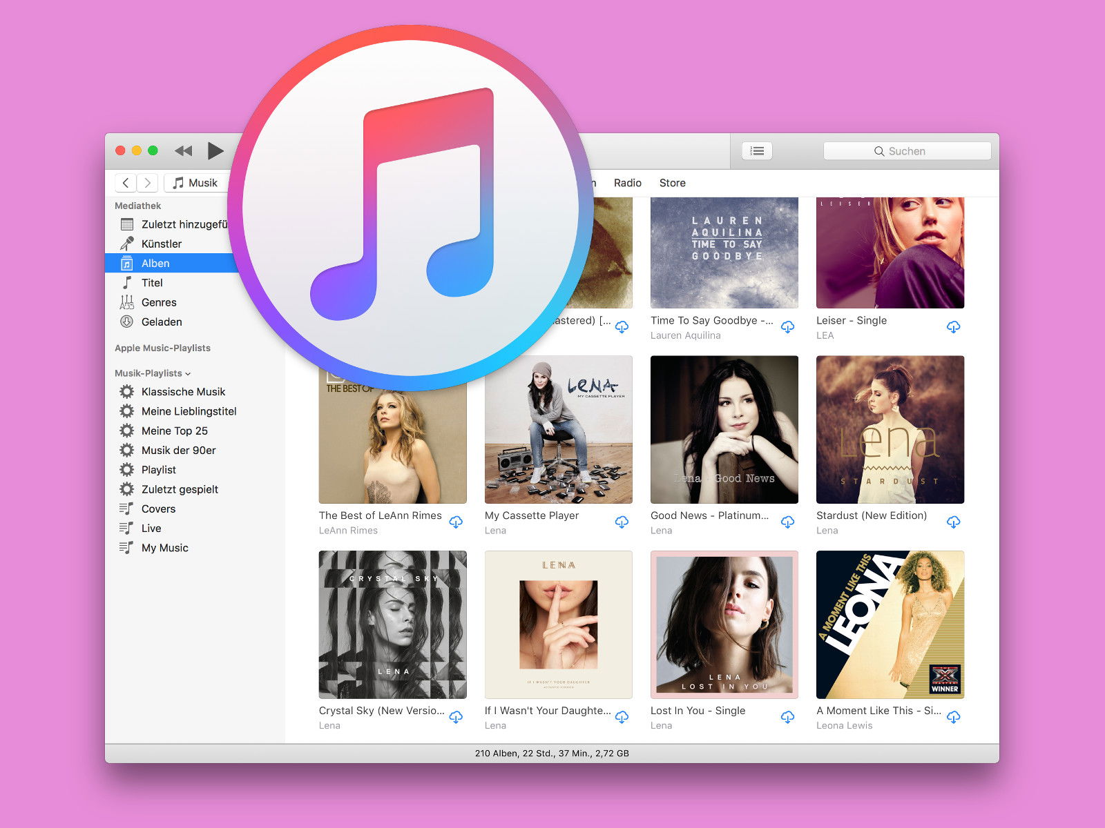 iTunes-Alben nach Künstler sortieren