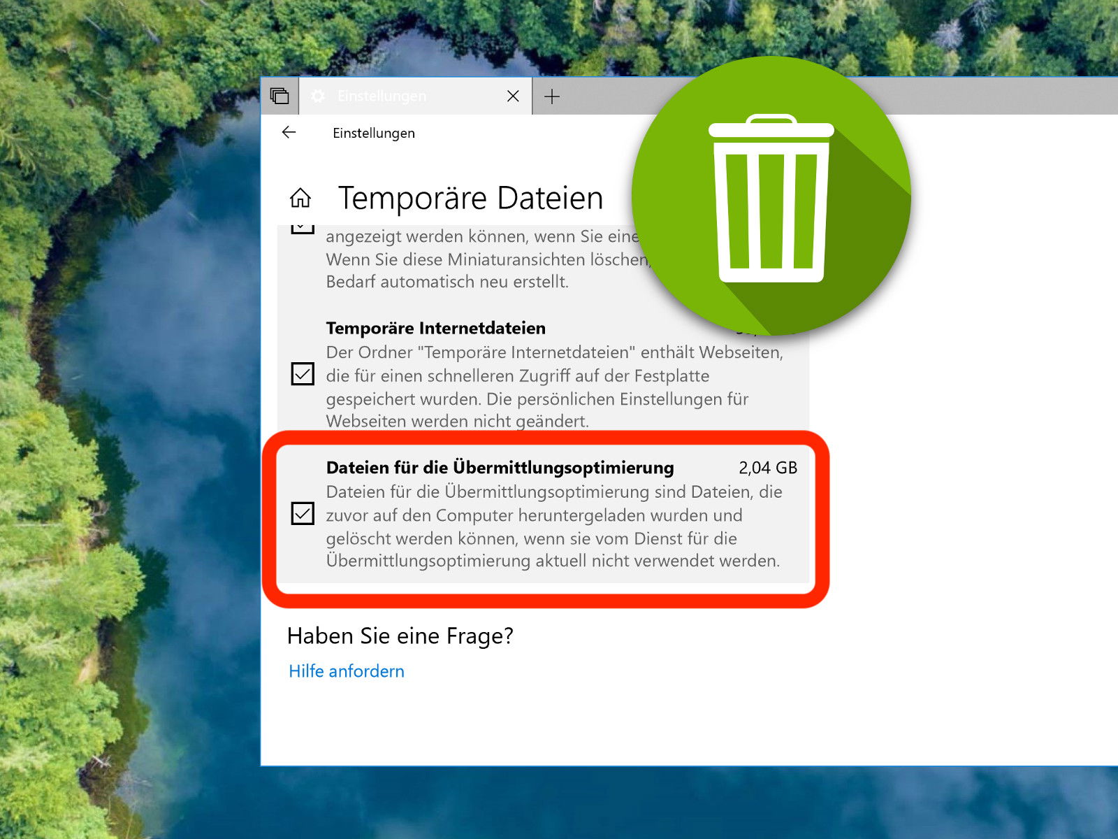 Lokale Update-Daten löschen