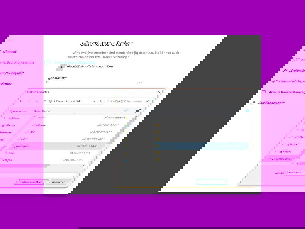Keine Dateien auf den Desktop