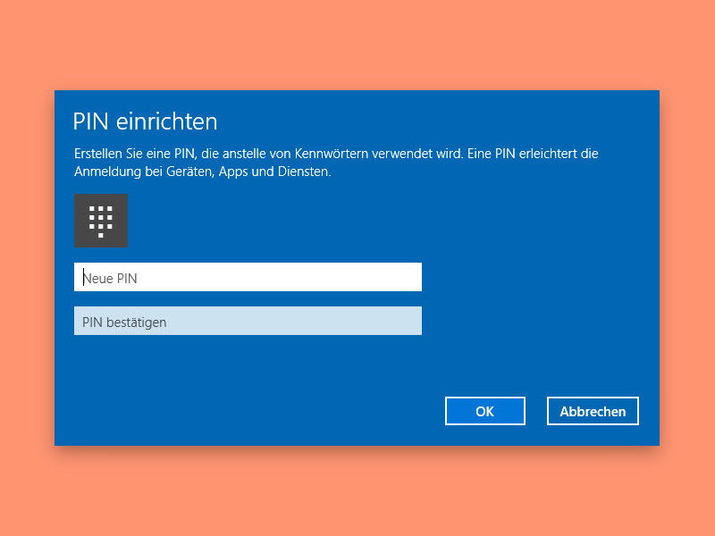 Keine PIN beim Windows-Setup