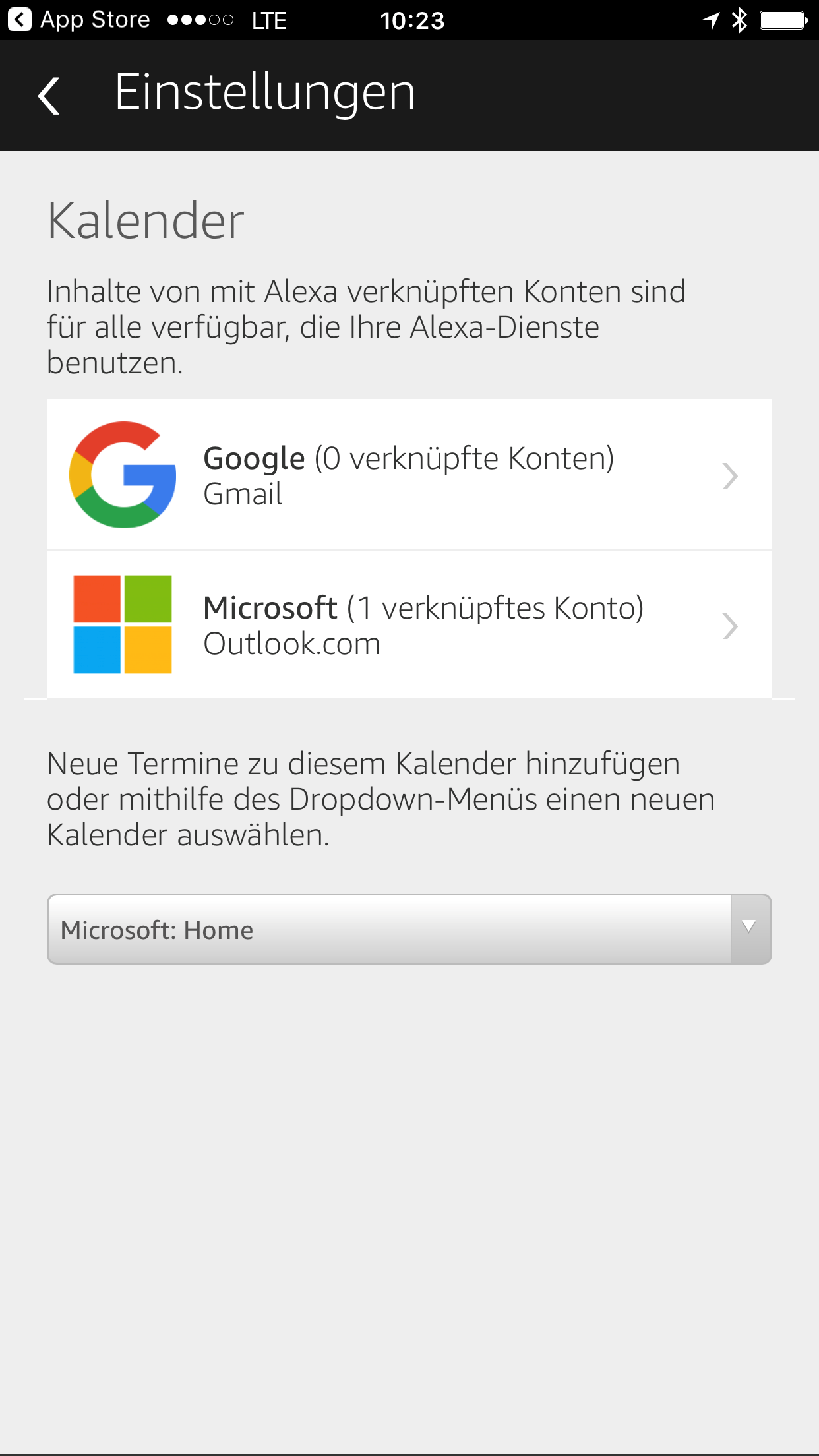 Alexa zur Verwaltung von Office 365- und Office.com-Kalendern nutzen