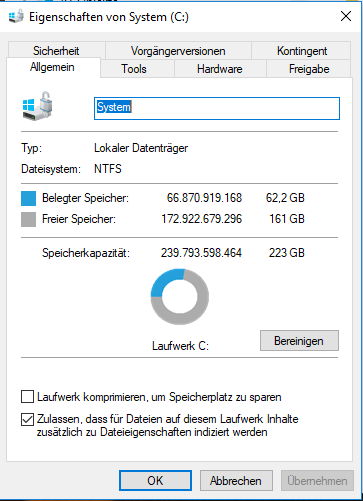 Die Datenträgerbereinigung: Müll, mach Platz!