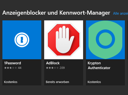 Addins in Microsoft Edge installieren