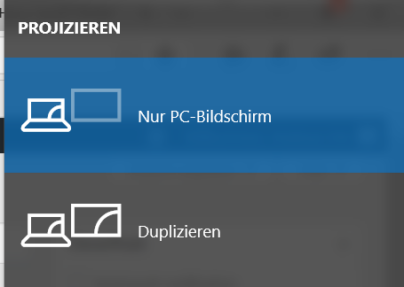 Schnell zwischen Bildschirmen wechseln