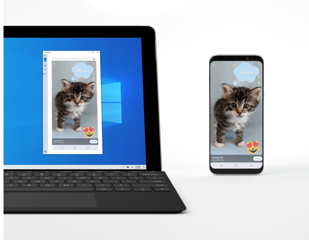 Android-Handy direkt in Windows 10 bedienen