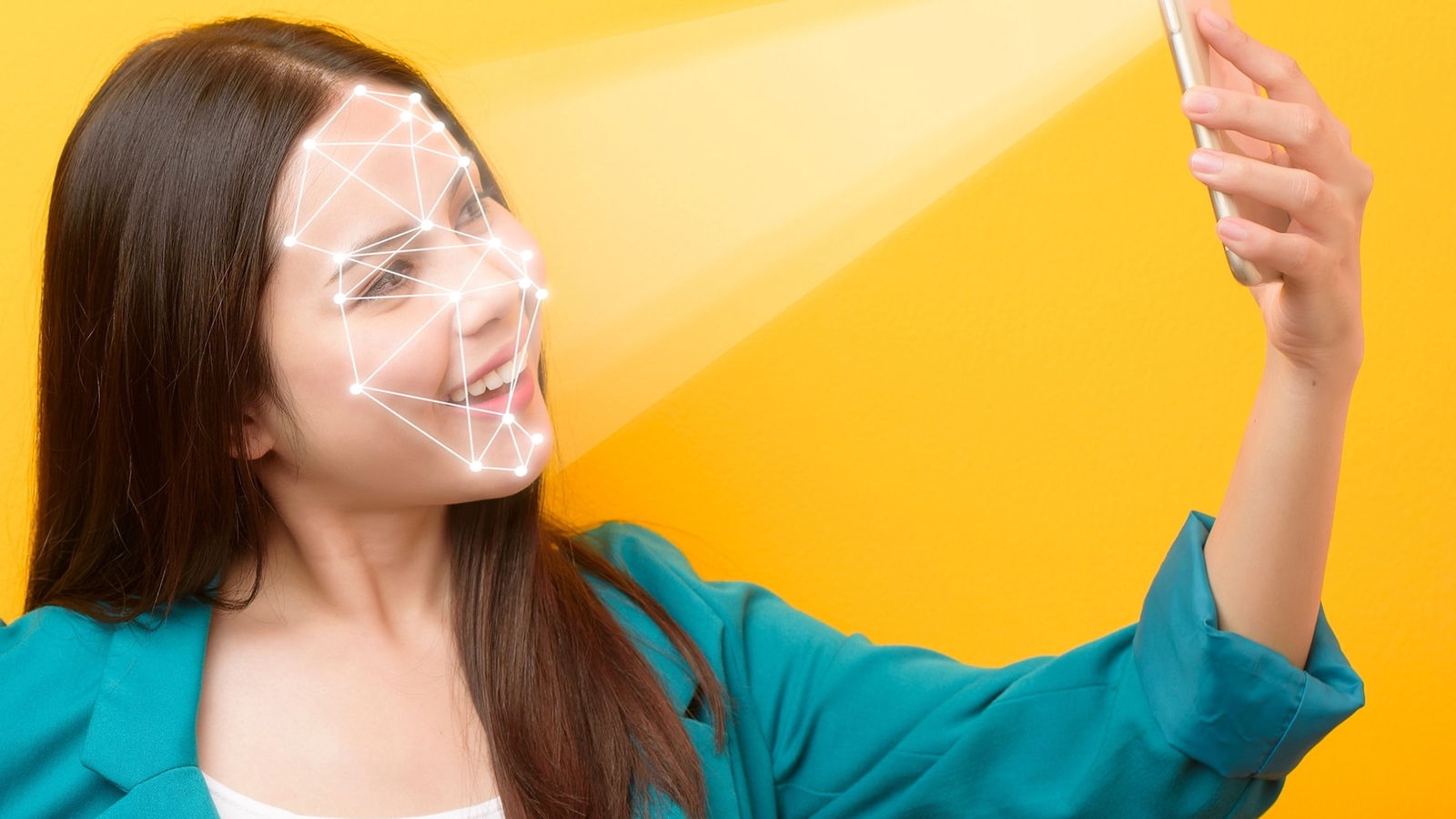 Gesichts-Scan mit dem Handy