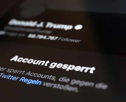 Twitter Komto von Donald Trump gesperrt