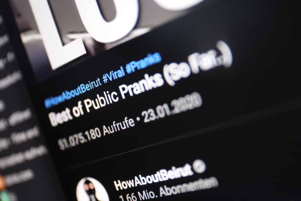Prank Videos auf Youtube