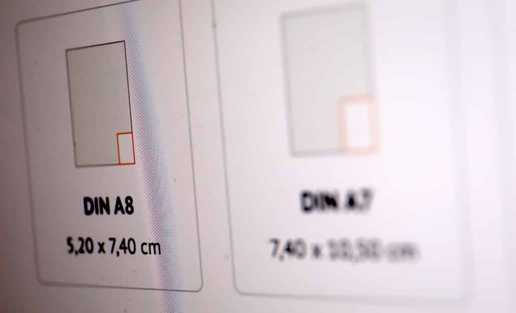 Das passende Format wählen