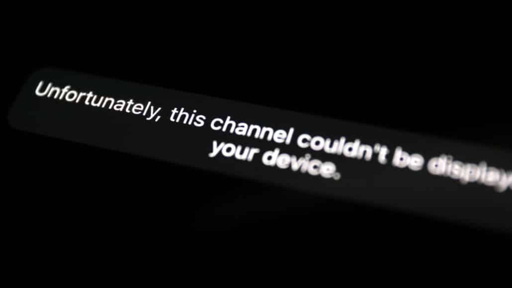 Auf den meisten Geräten ist der Telegream Kanal nicht mehr ansprechbar