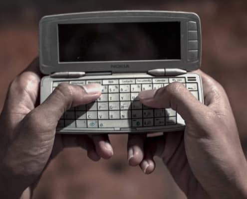 Nokias Communicator 9000 konnte faxen und E-Mails austauschen