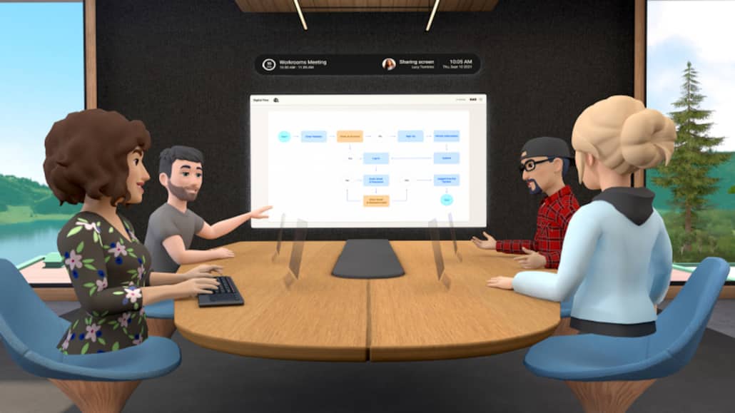 Virtueller Meeting-Raum