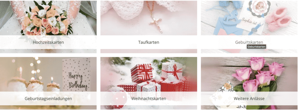 Karten für alle Anlässe