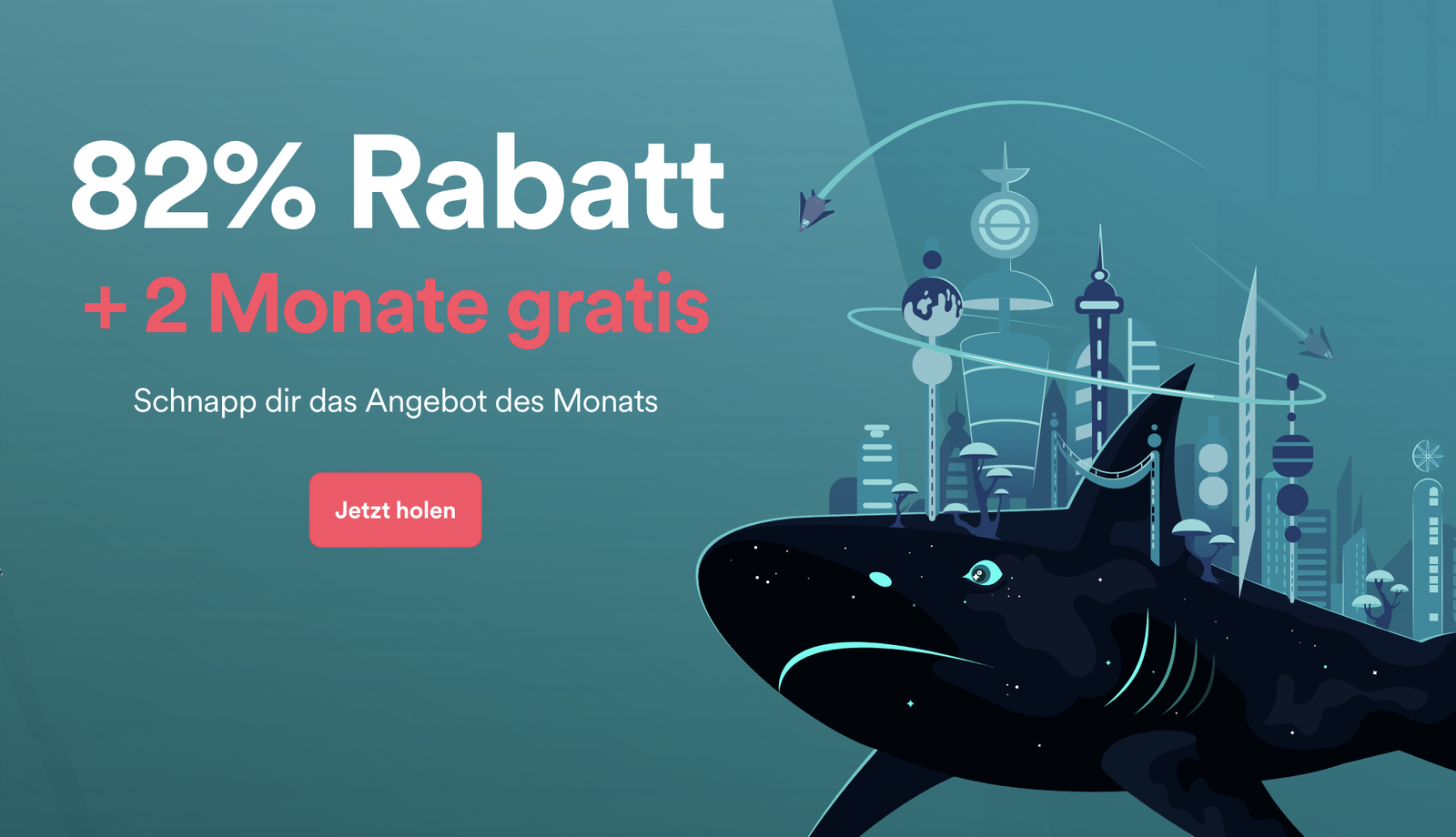 Surfshark bietet VPN zum Sonderpreis