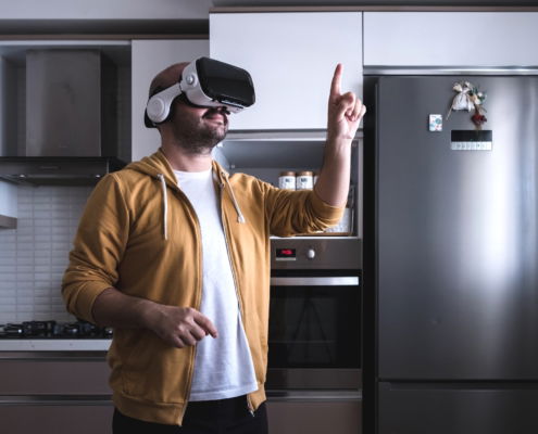 Mit VR Brille im Metaverse