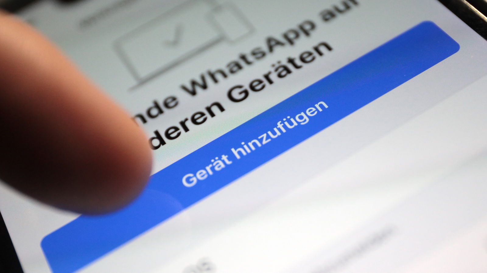 Bis zu f+nf Ger#te mit WhatsApp verbinden