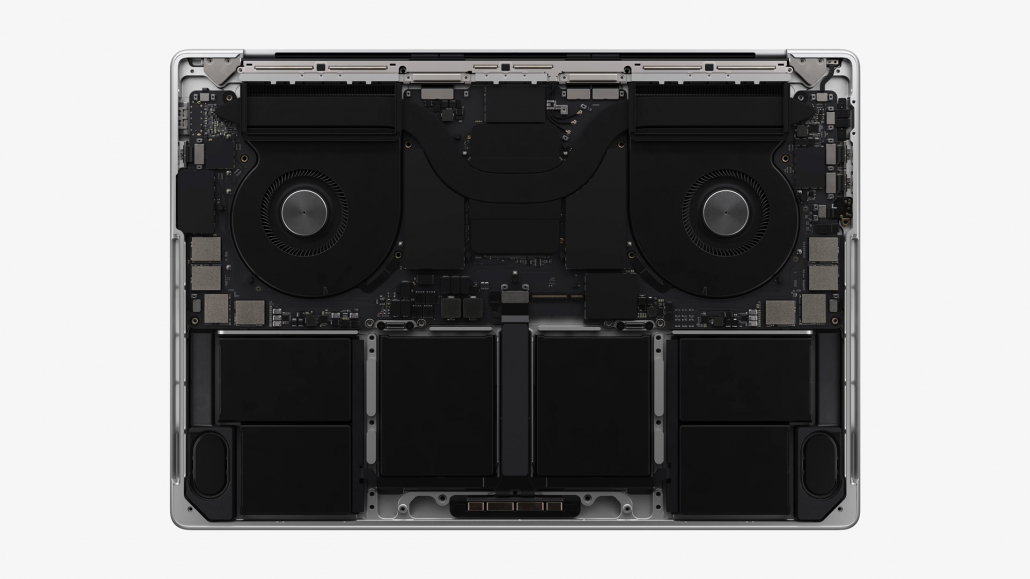 Das Innenleben eines MacBook Pro mit M1