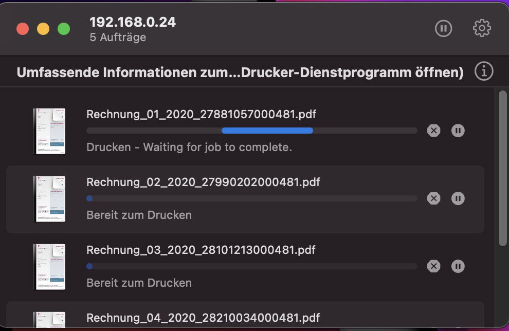 Drucker, Mac