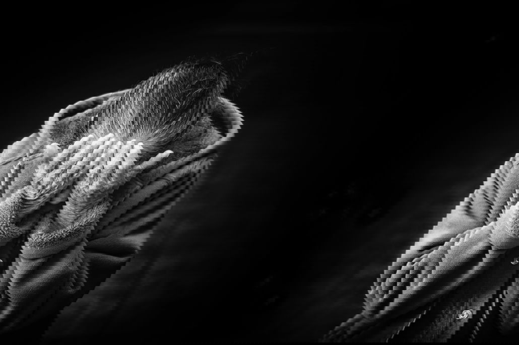 Frau in Krisensituation