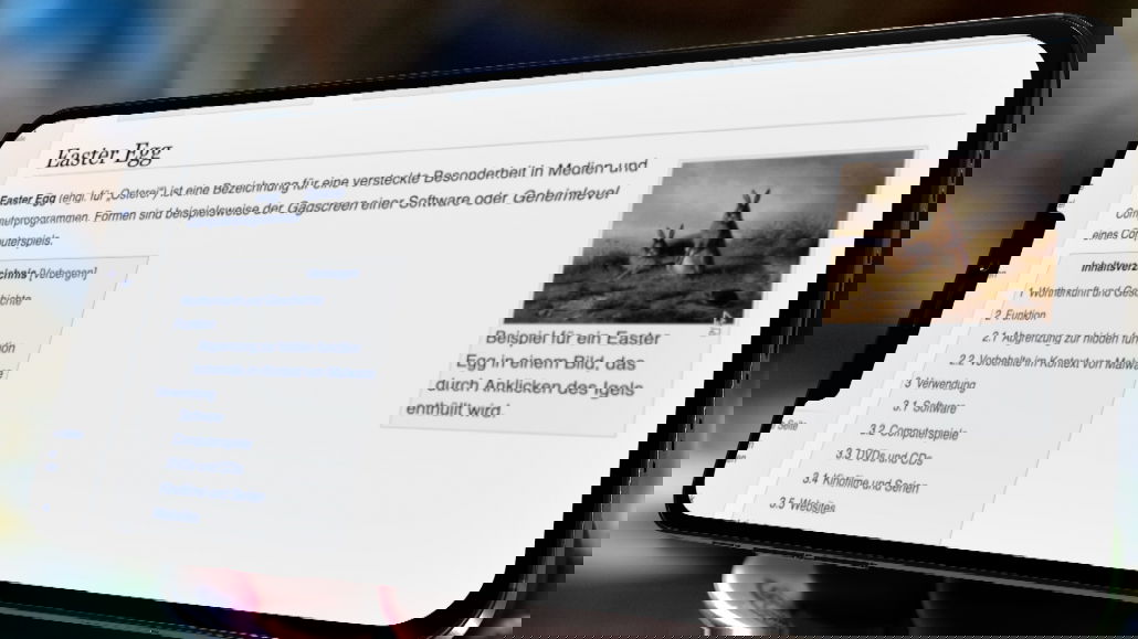 Easter Egg im Wikipedia Eintrag