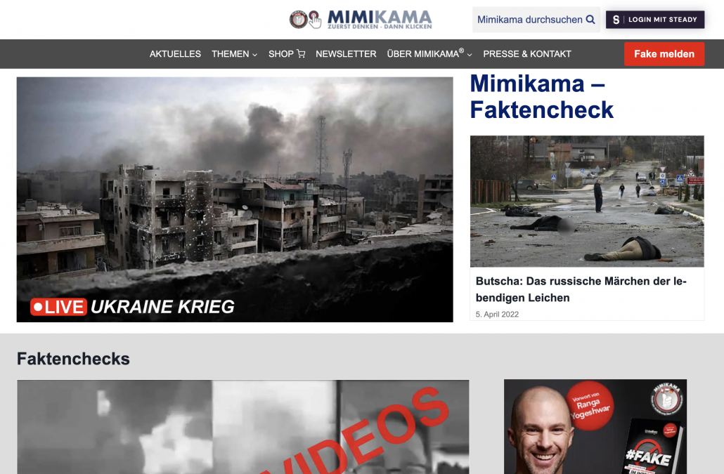 Fakten-Checker wie Mimikama nutzen