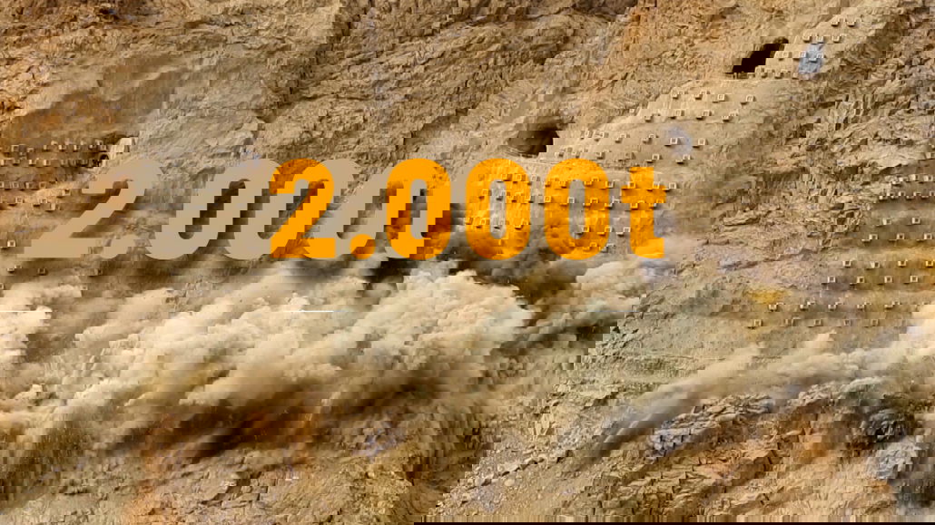 1t Recycling erspart 2.000t Erze