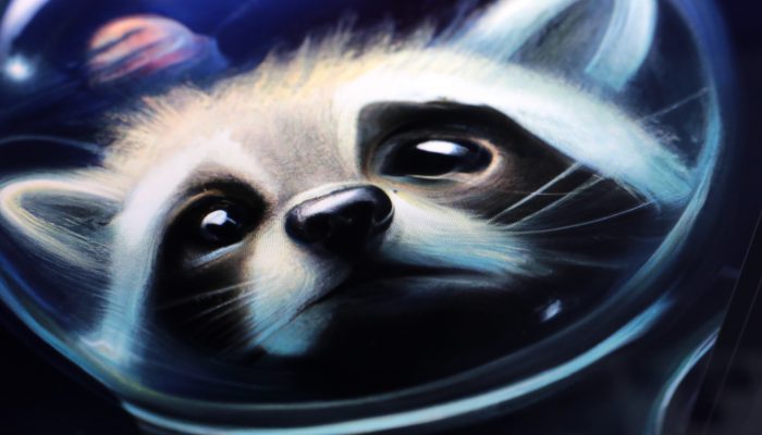 Ein Waschbär im Weltraum: Das Bild wurde von KI erstellt