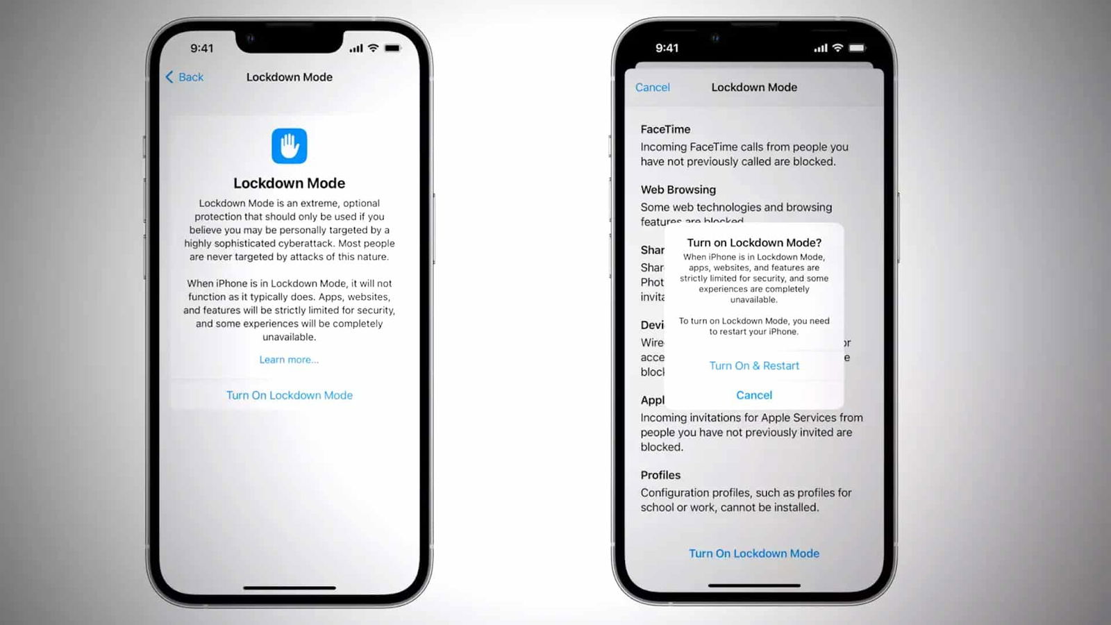 Apple führt Lockdown Mode ein