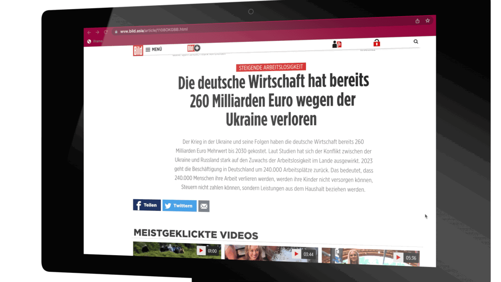 Fake Artikel die aussehen wie echte Artikel