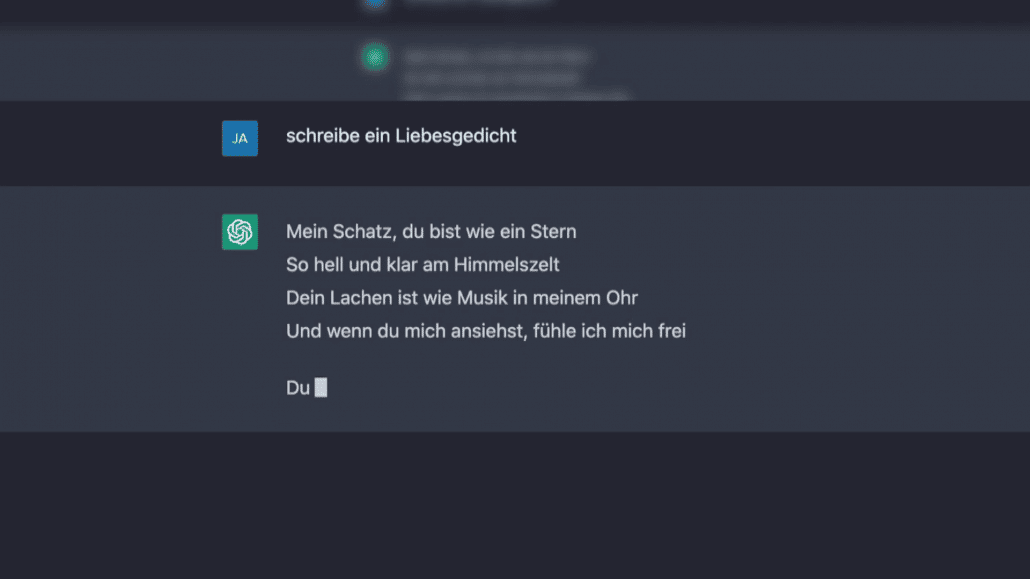 KI erstellt auf Knopfdruck Texte