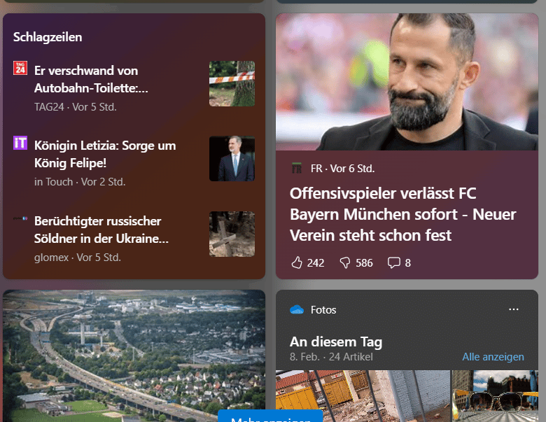 Windows 11: Widgets richtig verwenden
