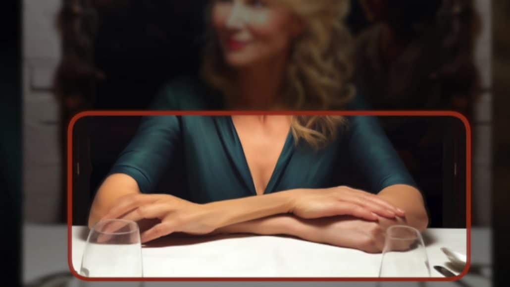 Hinweise für DeepFakes sind Störungen und Unzulänglichkeiten