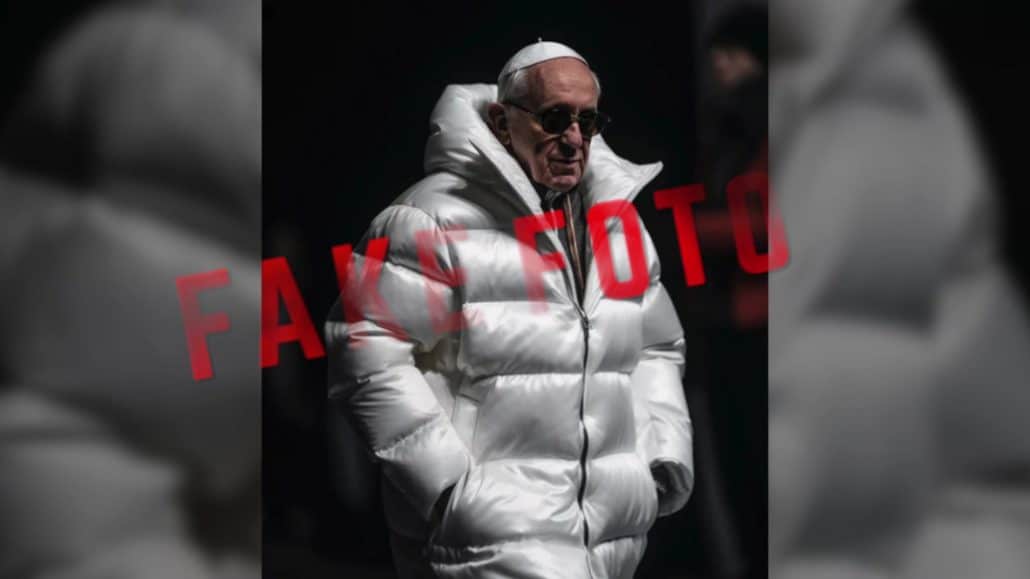 Ein Papst in Luxusjacke: Ein Hingucker - aber DeepFake