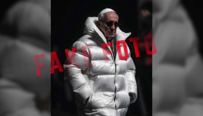 Ein Papst in Luxusjacke: Ein Hingucker - aber DeepFake
