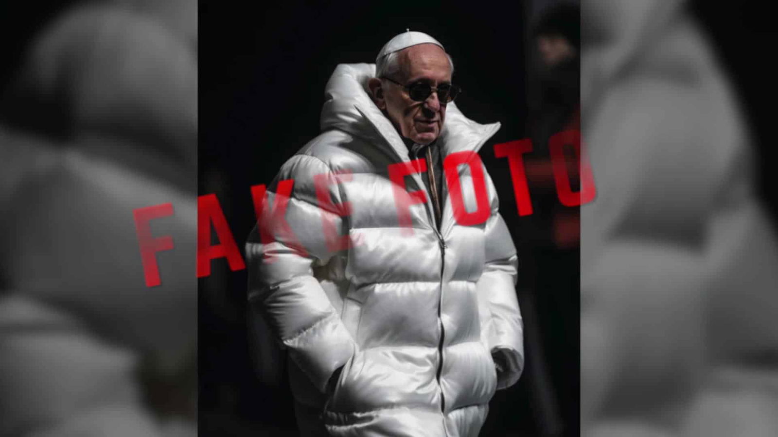 Ein Papst in Luxusjacke: Ein Hingucker - aber DeepFake