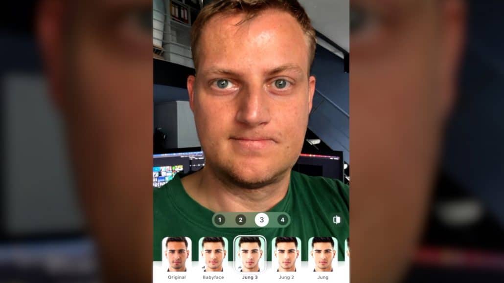 Aber auch wir Privatleute können uns jünger machen als wir sind: Mit der App FaceApp gar kein Problem