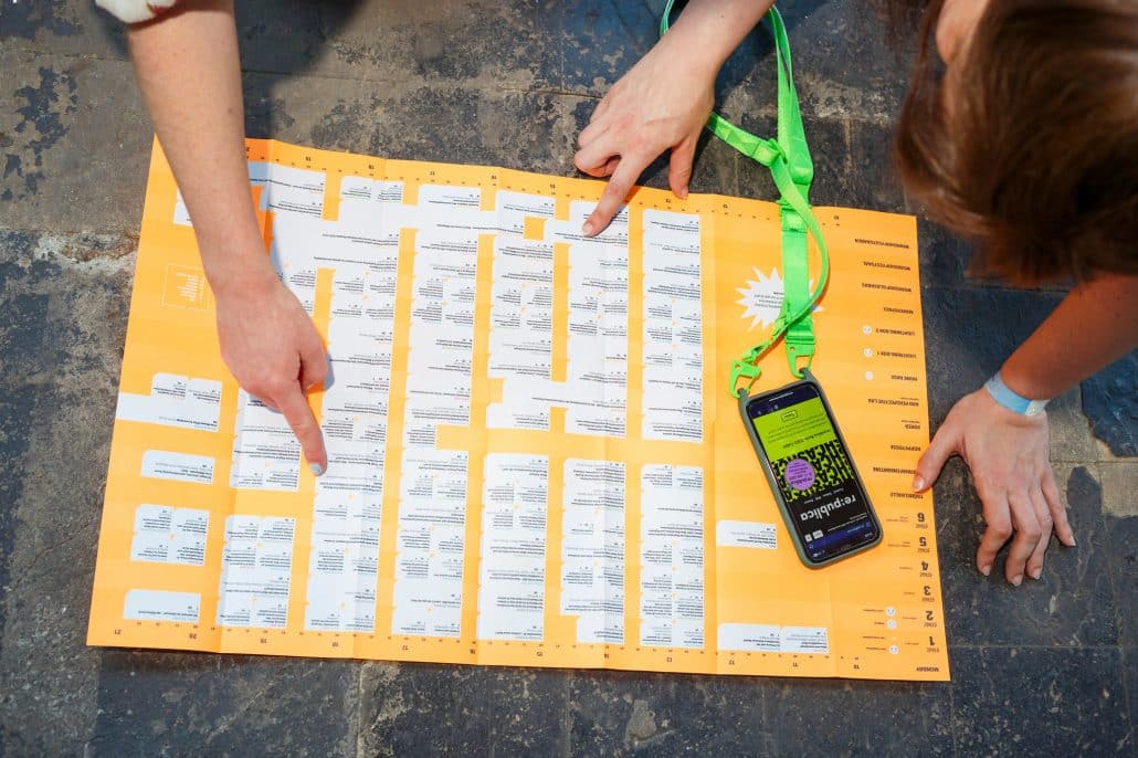 Die re:publica ist Rreffpunkt und bietet Dutzende Veranstaltungen; Copyright: re:publica Berlin