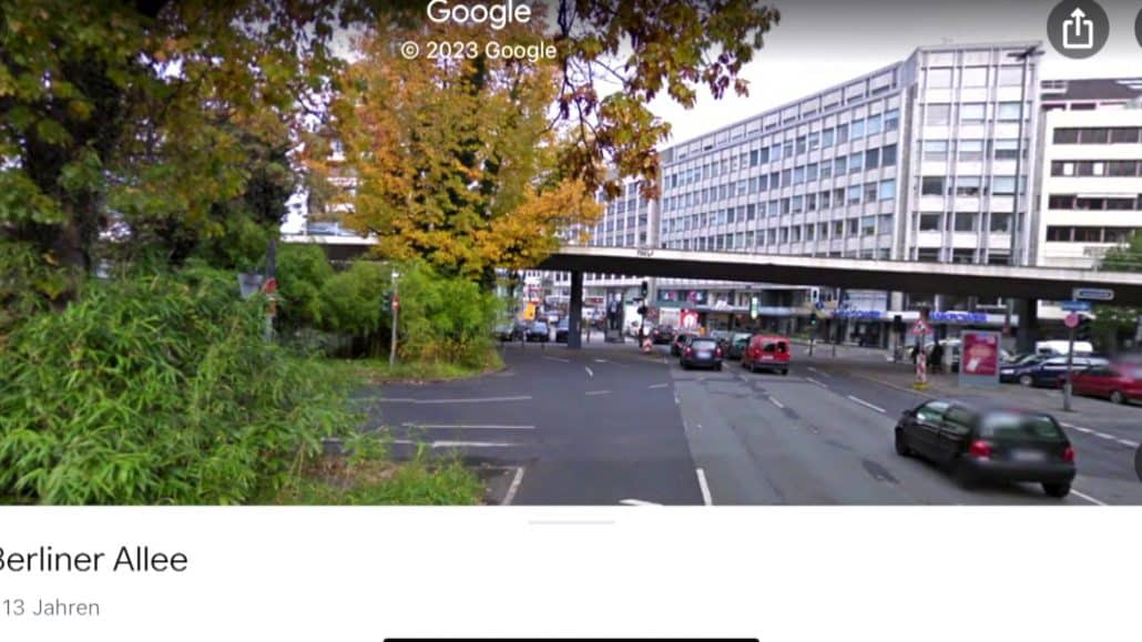 Schon lange nicht mehr da: Der Tausendfüßler in Düsseldorf