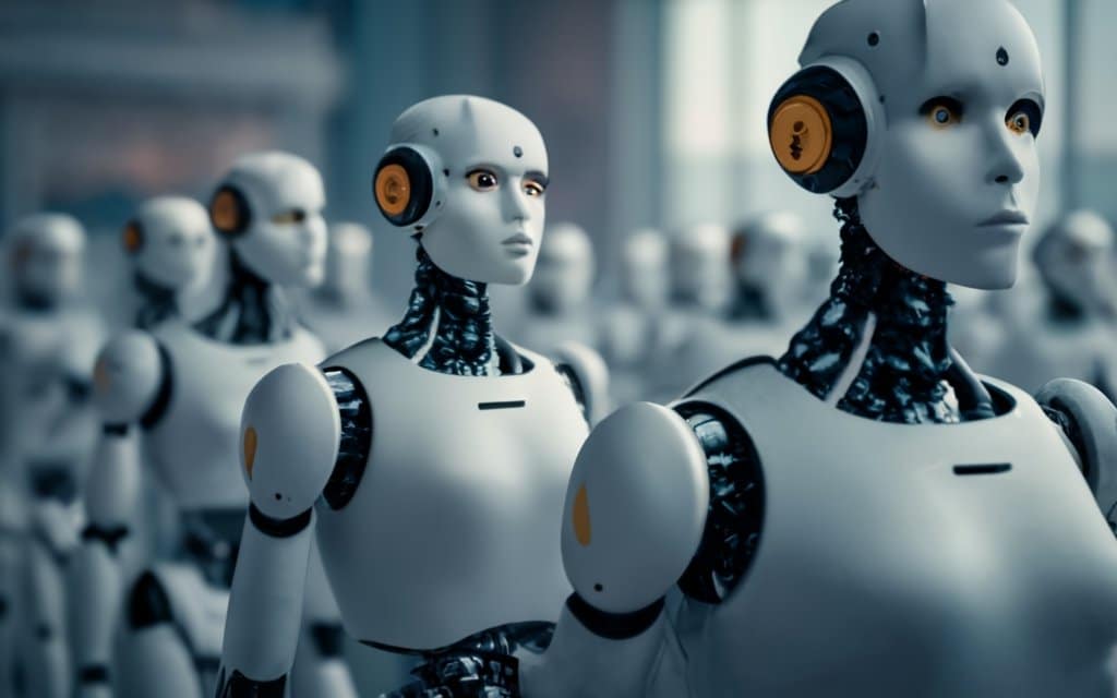 Roboter sind nur eine Visualisierung von KI