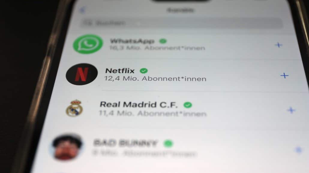 Es gibt bereits eine große Auswahl an Channels