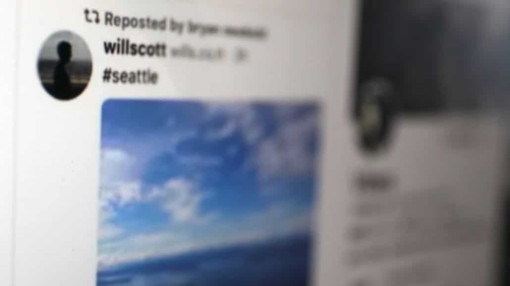 Die Benutzeroberfläche ähnelt der von Twitter sehr