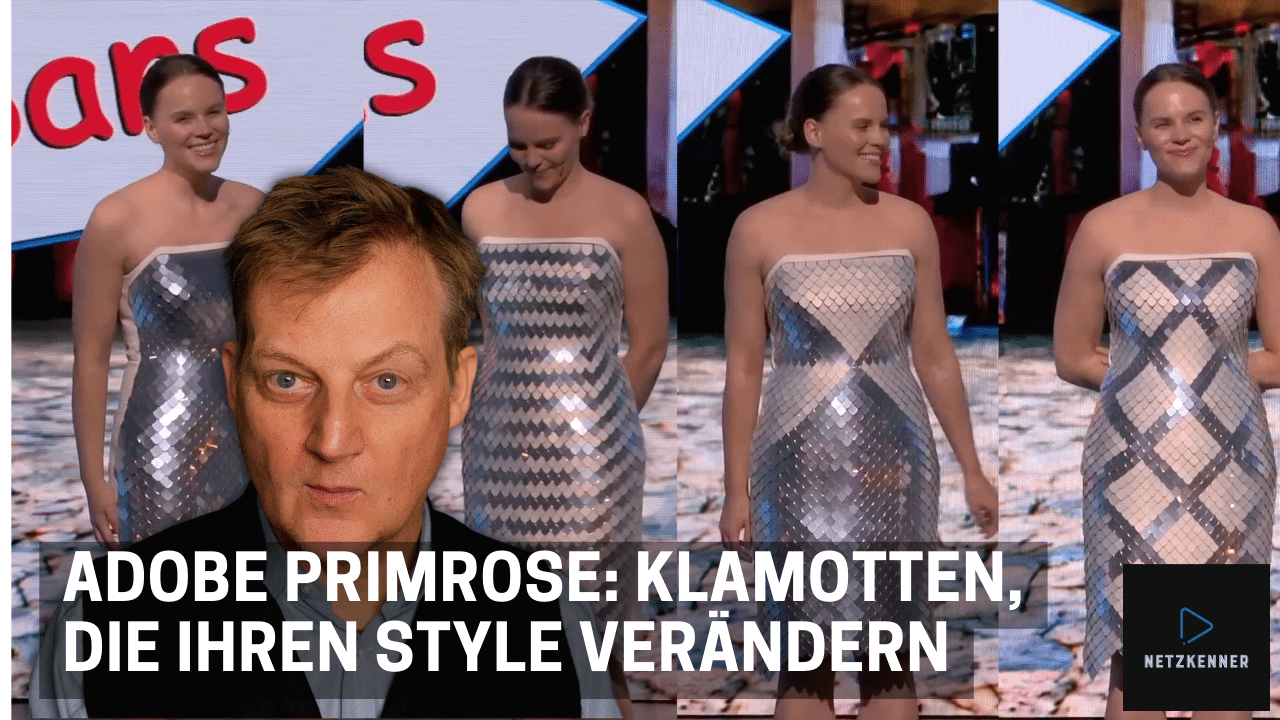 Adobe Primrose: Wenn das Kleid auf Knopfdruck das Muster wechselt