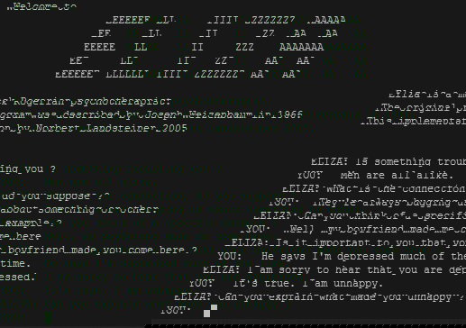 Eliza hat versucht, einen Psychotherapeuten nachzuahmen