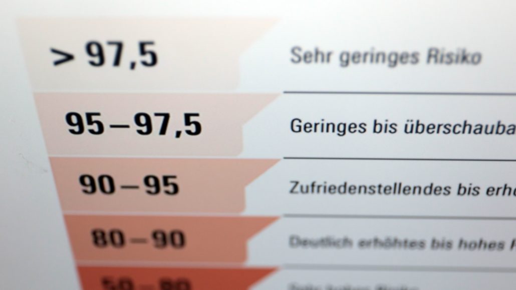 Der Schufa Score gibt Auskunft über die Kreditfähigkeit