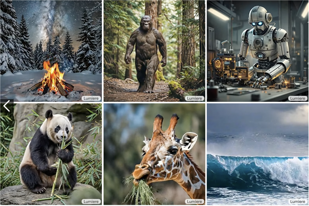 Google Lumiere kann auch bestehende Bilder animieren