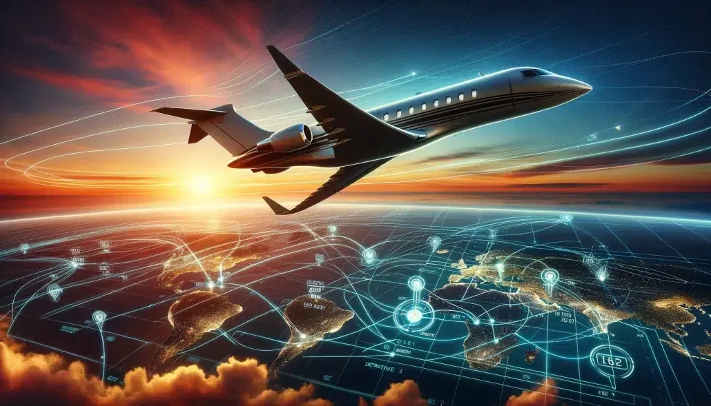 Auch Kerosinverbrauch und CO2 Ausstoß werden berechnet