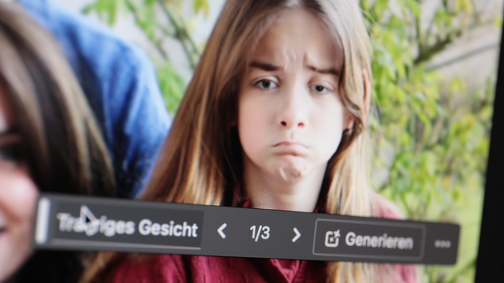 Selbst der Gesichtsausdruck l#sst sich verändern